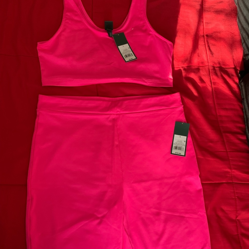 Crop top and shorts set